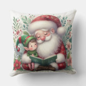 サンタアンド小妖精や小人3 クッション (裏面)