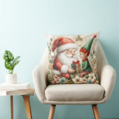 サンタアンド小妖精や小人5 クッション (椅子)