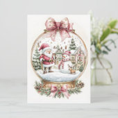 サンタアンド雪だるま シーズンカード (スタンド正面)