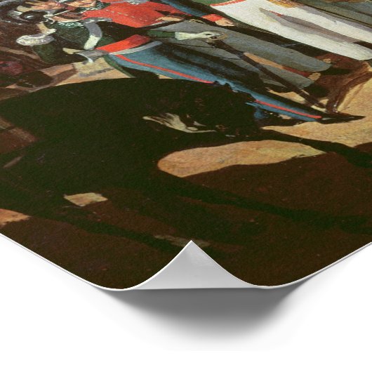 サンタアンナは軍隊をスペインの憎む ポスター (角)