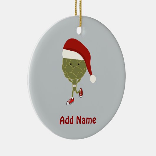 サンタアーティチョークランナー セラミックオーナメント (右)