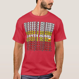 サンタイザベルカスケード文字3 Tシャツ