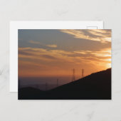 サンタイネズマウンテンサンセット ポストカード (正面/裏面)