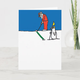 サンタイラストレーション付きクリスマスカード シーズンカード