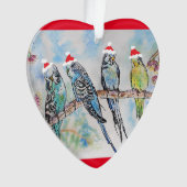 サンタインコのクリスマスオーナメント オーナメント (正面)