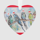 サンタインコのクリスマスオーナメント オーナメント (裏面)