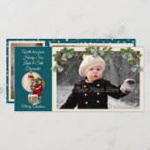 サンタインザチムクリスマスフォトカード シーズンカード (正面/裏面)