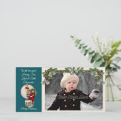 サンタインザチムクリスマスフォトカード シーズンカード (スタンド正面)