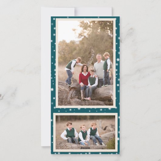 サンタインザチムクリスマスフォトカード シーズンカード (裏面)