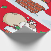 サンタインザチムニーフェスティバルラッピング紙 ラッピングペーパー (角)