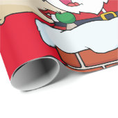 サンタインザチムニーフェスティバルラッピング紙 ラッピングペーパー (ロールコーナー)