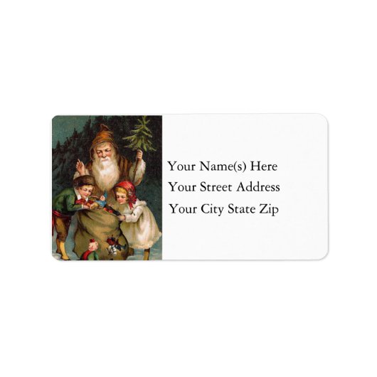 サンタインザフォレストヴィンテージ住所 シール (正面)