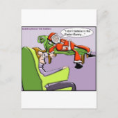 サンタインセラピーおもしろいのクリスマスプレゼント&ティーズ シーズンポストカード (正面)