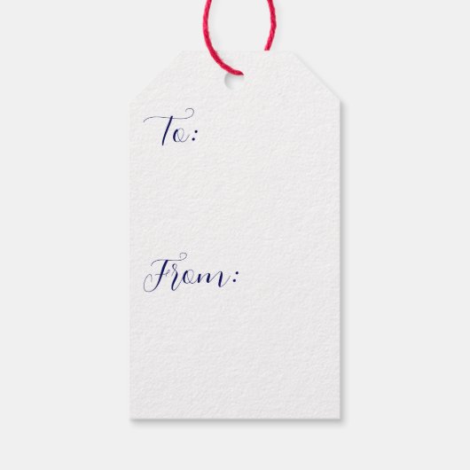 サンタインチムギフトラベル ギフトタグ (裏面)