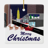 サンタインニューヨーククリスマスセラミックオーナメント セラミックオーナメント (裏面)
