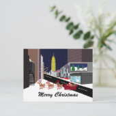 サンタインニューヨーククリスマスホリデーポストカード シーズンポストカード (スタンド正面)