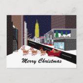 サンタインニューヨーククリスマスホリデーポストカード シーズンポストカード (正面)