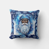 サンタインブルー クッション (正面)