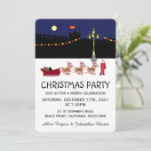 サンタインマドリッドクリスマスパーティの招待状 招待状 (スタンド正面)