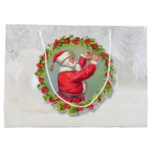 サンタインリースラージ抱き枕 ラージペーパーバッグ (裏面)