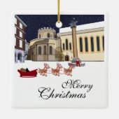 サンタインロンドンクリスマスセラミックオーナメント セラミックオーナメント (裏面)