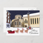 サンタインロンドンクリスマスホリデーポストカード シーズンポストカード (正面/裏面)