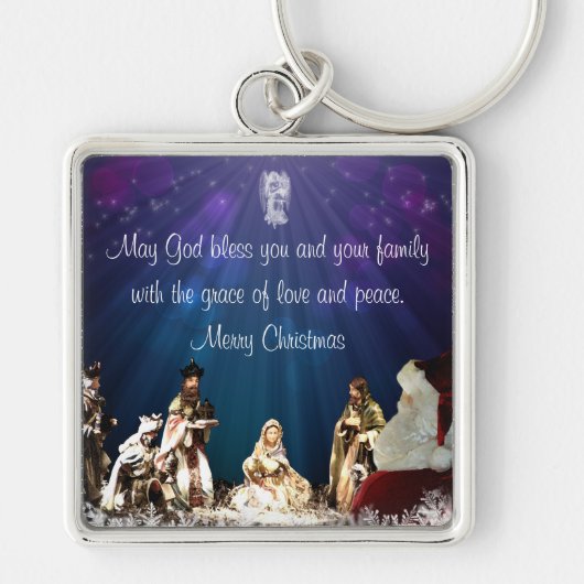 サンタイン出生 キーホルダー (正面)