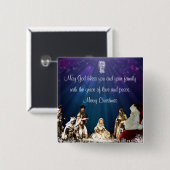 サンタイン出生 缶バッジ (正面&裏面)