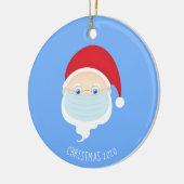 サンタイン顔マスククリスマス2020 セラミックオーナメント (左)