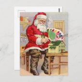 サンタイ絵画ズの新しいトイハウス ポストカード (正面/裏面)