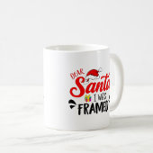 サンタイ親愛は額縁デザインだった コーヒーマグカップ (正面右)