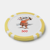 サンタイ飲ロ500ストライプのトランプのポーカーチップ ポーカーチップ (シングル)