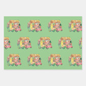 サンタウィズシェーブアイスメレカリキマカ ラッピングペーパーシート (正面3)