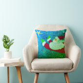 サンタウィズスター抽象芸術クリスマスアート クッション (椅子)