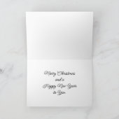 サンタウィズトインデナーホリデーカード シーズンカード (内部)