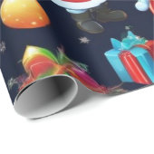 サンタウィズプレゼントホリデイ ラッピングペーパー (ロールコーナー)