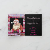 サンタウィンク エレガント クリスマス カード (内部)