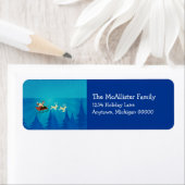 サンタウィンターシーン住所 シール (インサイチュ)