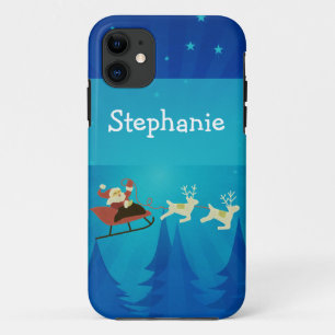 サンタウィンターシーンiPhone 5 BTケース iPhone 11 ケース