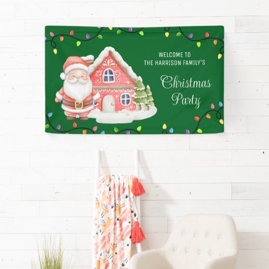 サンタウィンディハウスラカラフルイズクリスマス 横断幕 (インサイチュ)
