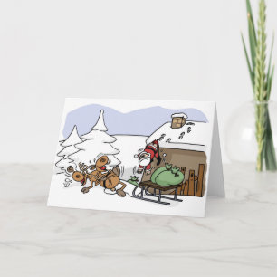 サンタウェギークリスマス季節のごあいさつカード シーズンカード