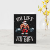 サンタウエイトリフティングノーリフトNoギフトボディビルG カード (黄色い花)