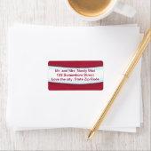 サンタウエストクリスマス差出人住所ラベル ラベル (インサイチュ)