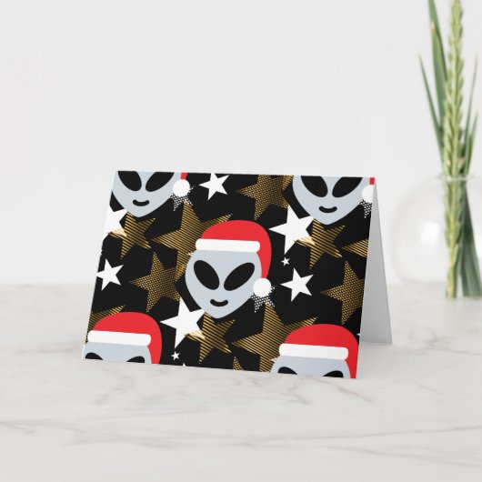 サンタエイリアン絵文字 シーズンカード (正面)