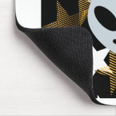 サンタエイリアン絵文字 マウスパッド (コーナー)