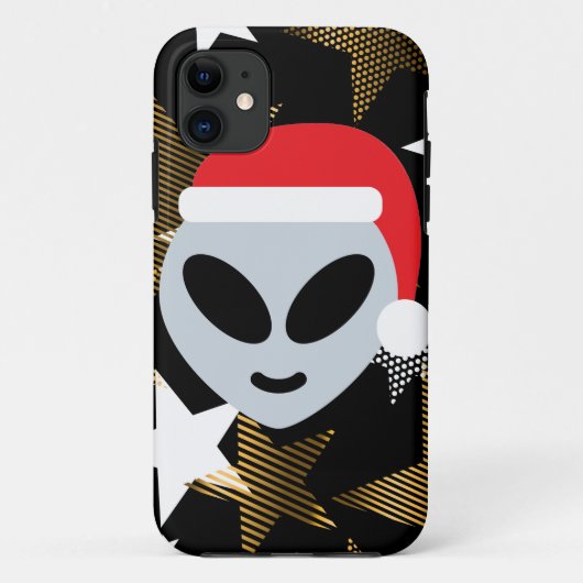 サンタエイリアン絵文字 Case-Mate iPhoneケース (裏面)