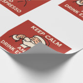 サンタエスプレッソ ラッピングペーパー (角)