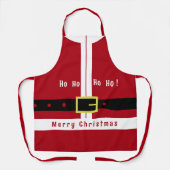 サンタエプロンおもしろいクリスマスプレゼント エプロン (正面)