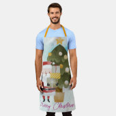 サンタエプロン エプロン (着用した状態)