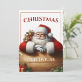 サンタエレガントクリスマスオープンハウス招待状 招待状 (スタンド正面)